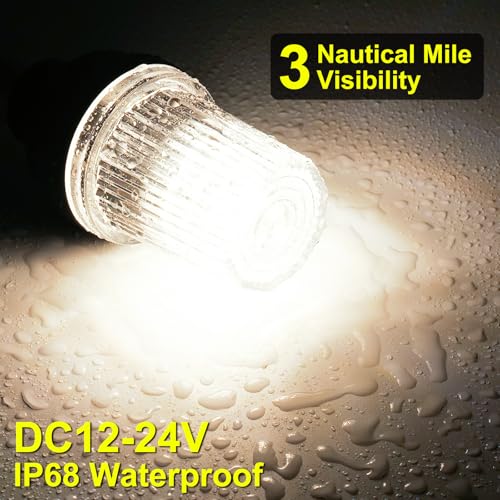 DC12-24V Waterproof 12 Inch LED Fold Down Stern Light for Pontoon and Fishing Boat
| DC12-24V 12 Inch LED Fold Down Ste